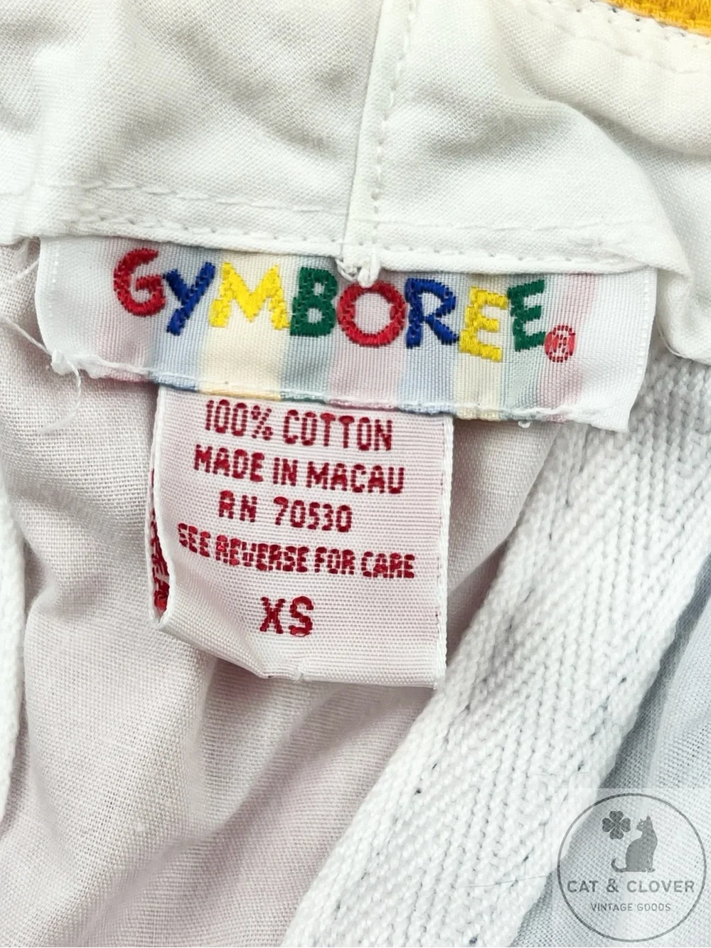 Gymboree 1995 Play Sports Rainbow Tag Color-Block Embroidered Bucket Hat XS